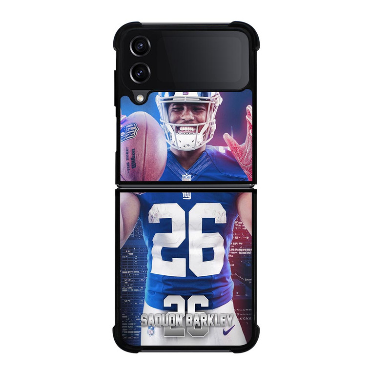 NEW YORK GIANTS SAQUON BARKLEY 26 NFL Samsung Galaxy Z FLip4 5G Case Cover