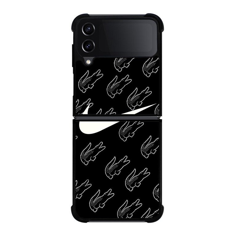 NIKE X LACOSTE PATTERN Samsung Galaxy Z FLip4 5G Case Cover