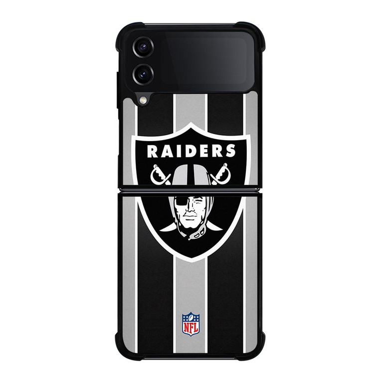 OAKLAND RAIDERS STRIPE LOGO Samsung Galaxy Z FLip4 5G Case Cover