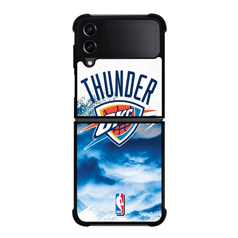OKLAHOMA CITY THUNDER NBA Samsung Galaxy Z FLip4 5G Case Cover
