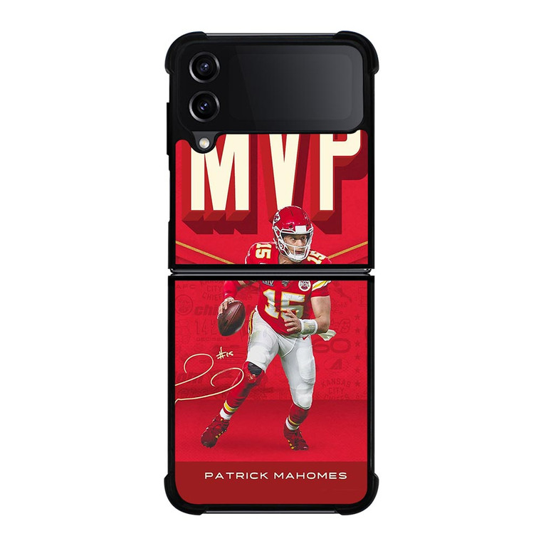 PATRICK MAHOMES KANSAS CITY CHIEFS MVP Samsung Galaxy Z FLip4 5G Case Cover