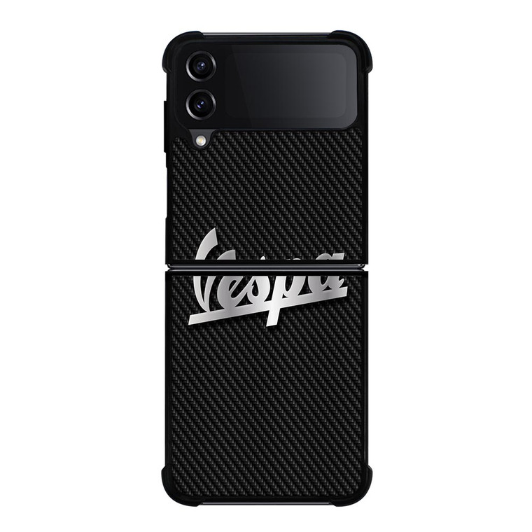 PIAGGIO VESPA METAL CARBON LOGO Samsung Galaxy Z FLip4 5G Case Cover