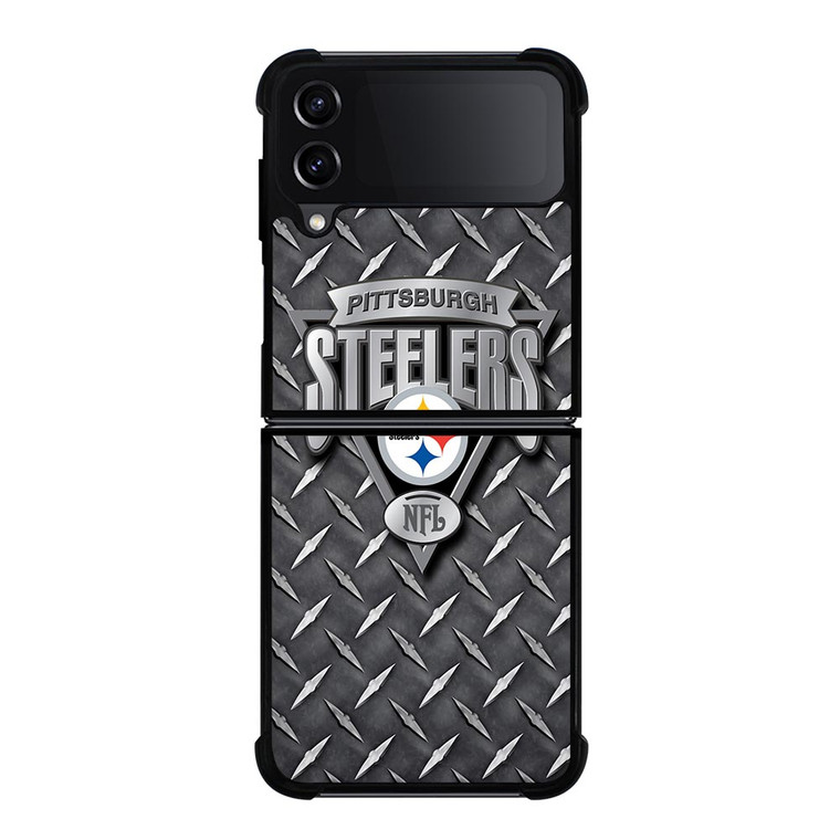 PITTSBURGH STEELERS METAL LOGO Samsung Galaxy Z FLip4 5G Case Cover