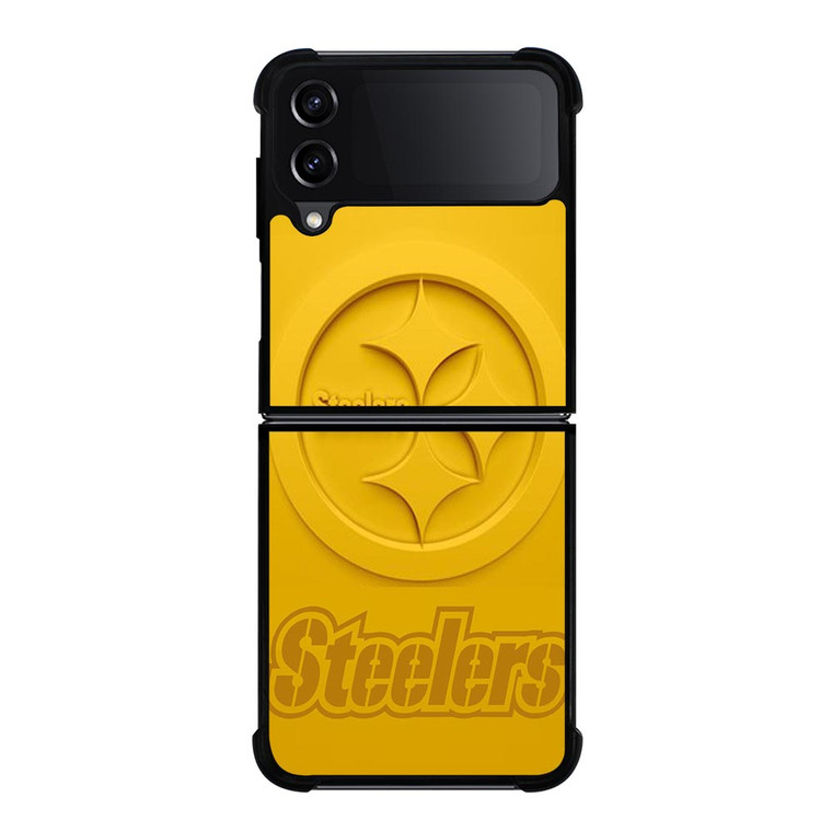 PITTSBURGH STEELERS YELLOW CRAFT Samsung Galaxy Z FLip4 5G Case Cover