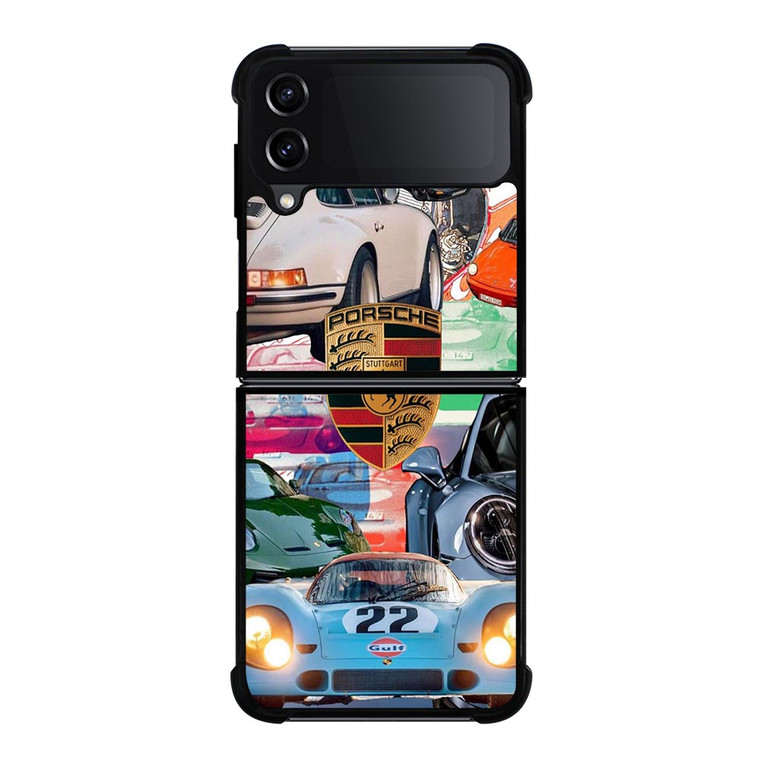 PORSCHE COLLAGE POSTER Samsung Galaxy Z FLip4 5G Case Cover