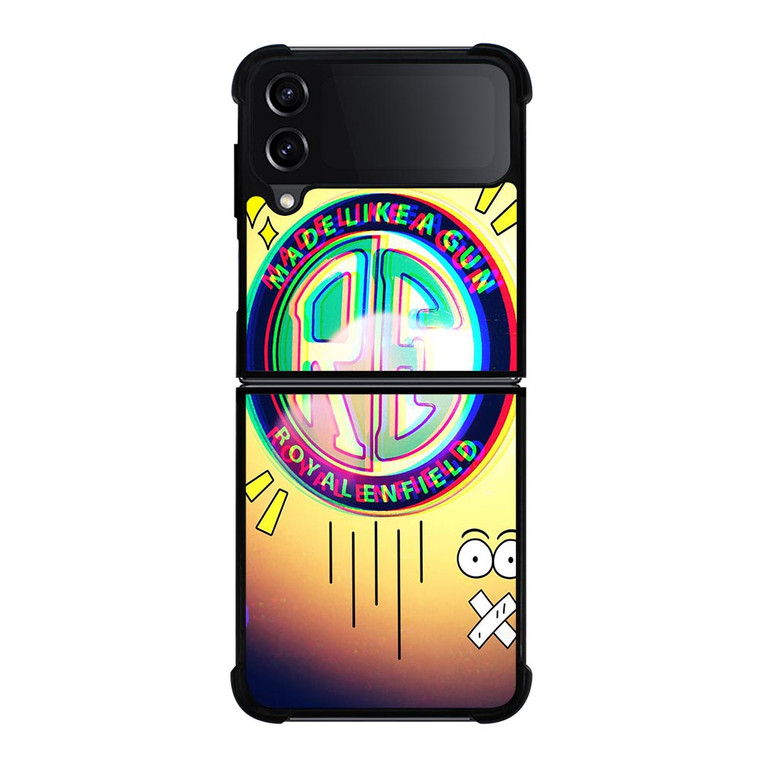 ROYAL ENFIELD MADE LIKE A GUN ARTWORK Samsung Galaxy Z FLip4 5G Case Cover