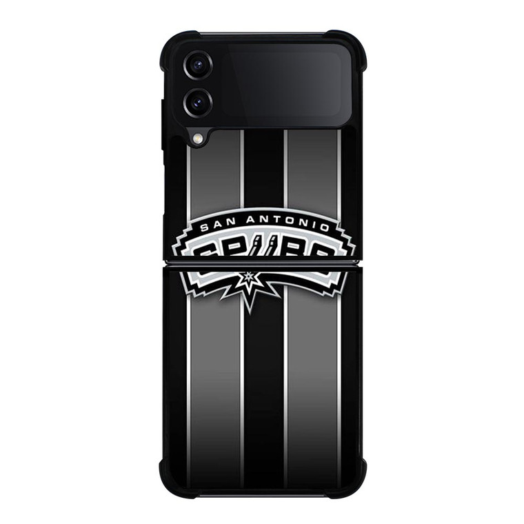 SAN ANTONIO SPURS NBA STRIPE LOGO Samsung Galaxy Z FLip4 5G Case Cover