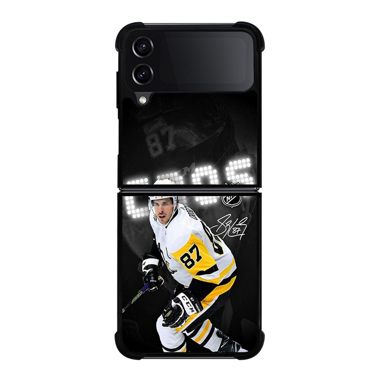 SIDNEY CROSBY PITTSBURGH PENGUINS HOCKEY Samsung Galaxy Z FLip4 5G Case Cover