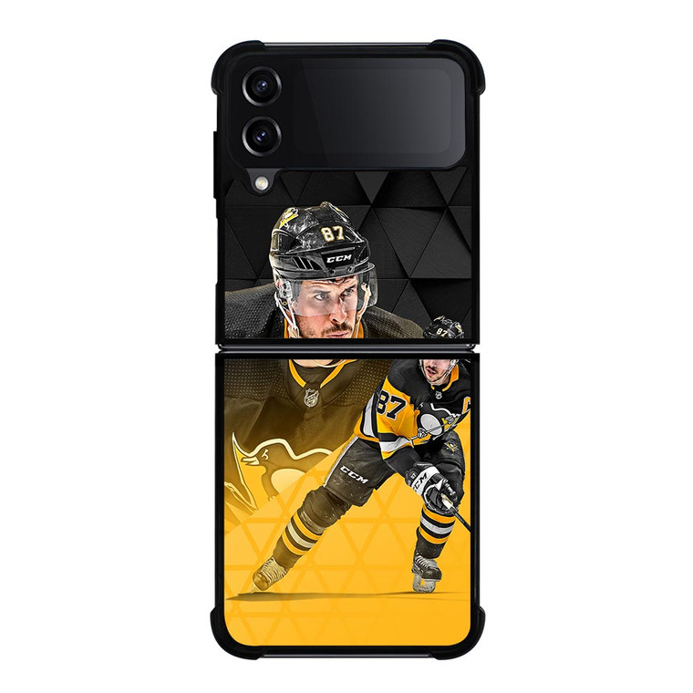 SIDNEY CROSBY PITTSBURGH PENGUINS Samsung Galaxy Z FLip4 5G Case Cover