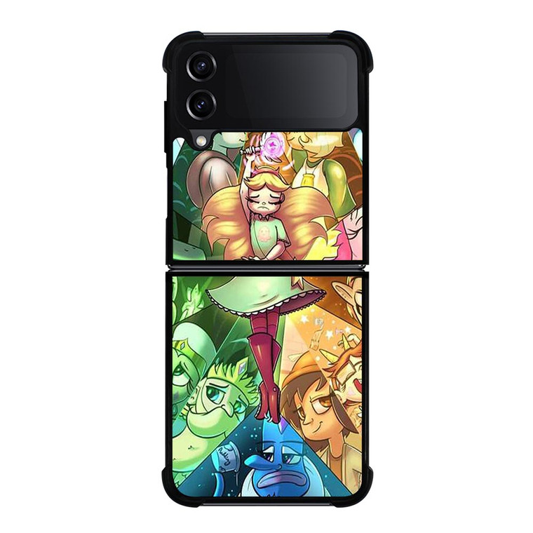 STAR VS THE FORCES OF EVIL CHARACTER Samsung Galaxy Z FLip4 5G Case Cover