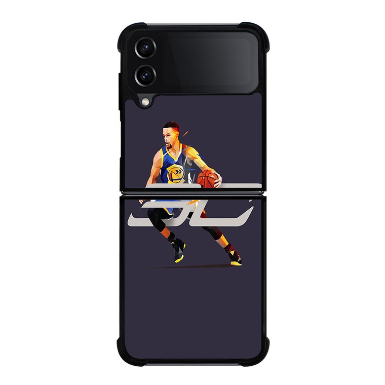 STEPHEN CURRY GOLDEN STATE WARRIORS CLIPART Samsung Galaxy Z FLip4 5G Case Cover