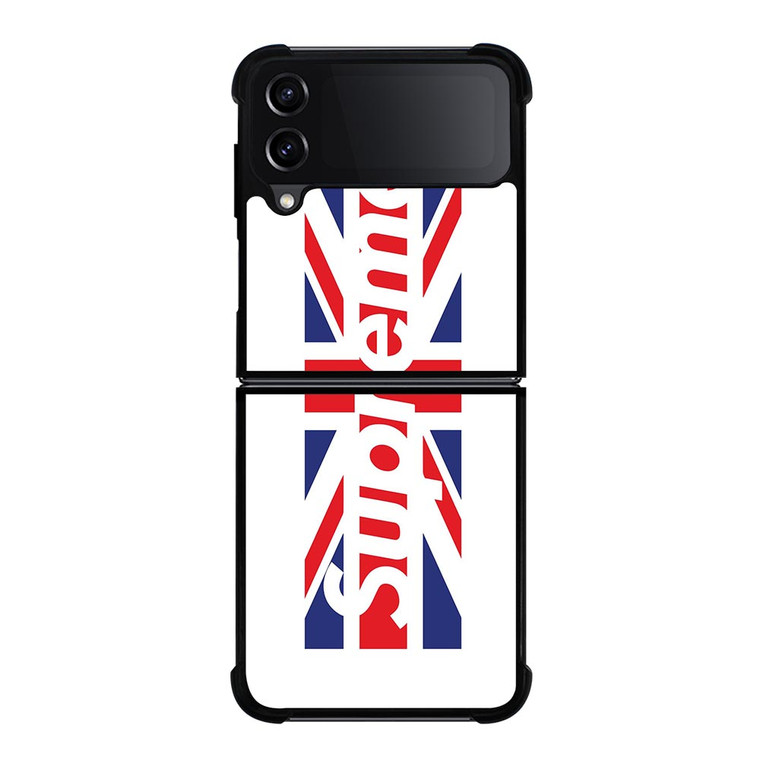 SUPREME UNITED KINGDOM FLAG Samsung Galaxy Z FLip4 5G Case Cover