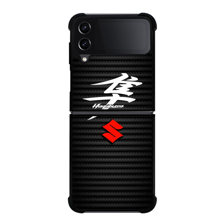 SUZUKI HAYABUSA CARBON LOGO Samsung Galaxy Z FLip4 5G Case Cover