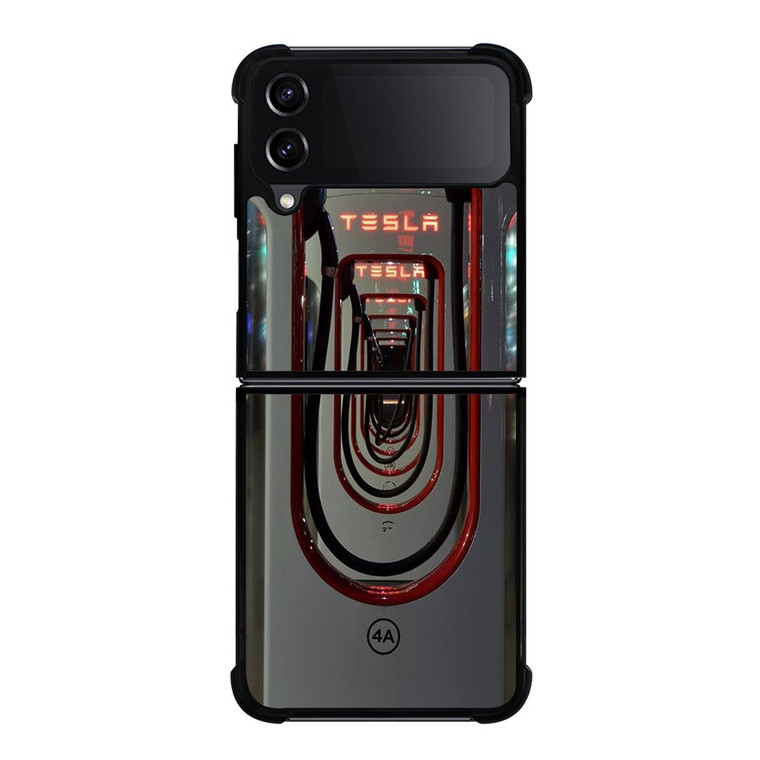 TESLA STATION CHARGE Samsung Galaxy Z FLip4 5G Case Cover