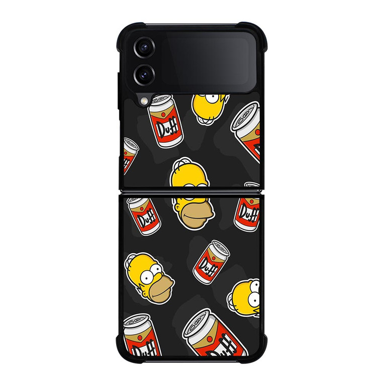 THE SIMPSONS HOMER DUFF BEER Samsung Galaxy Z FLip4 5G Case Cover