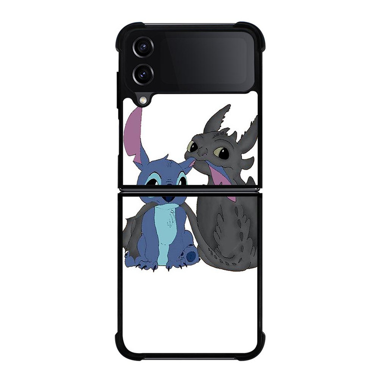 TOOTHLESS AND STITCH Samsung Galaxy Z FLip4 5G Case Cover