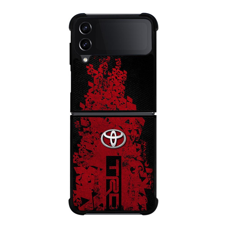 TOYOTA TRD RED CARBON LOGO Samsung Galaxy Z FLip4 5G Case Cover