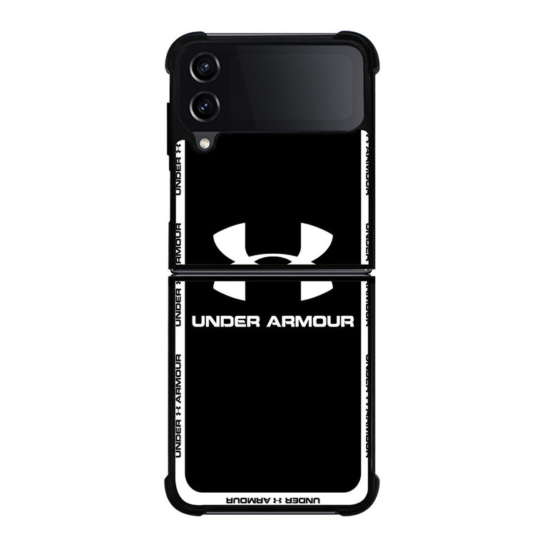 UNDER ARMOUR ROUND BLACK Samsung Galaxy Z FLip4 5G Case Cover