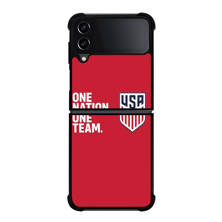 USA SOCCER ONE NATION ONE TEAM Samsung Galaxy Z FLip4 5G Case Cover
