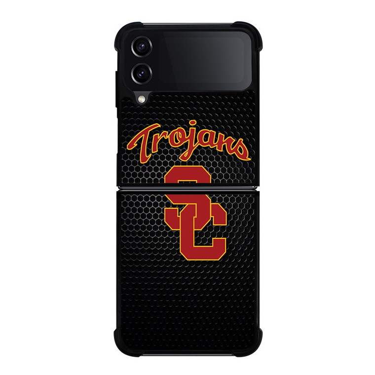 USC TROJANS RUSTY METAL LOGO Samsung Galaxy Z FLip4 5G Case Cover