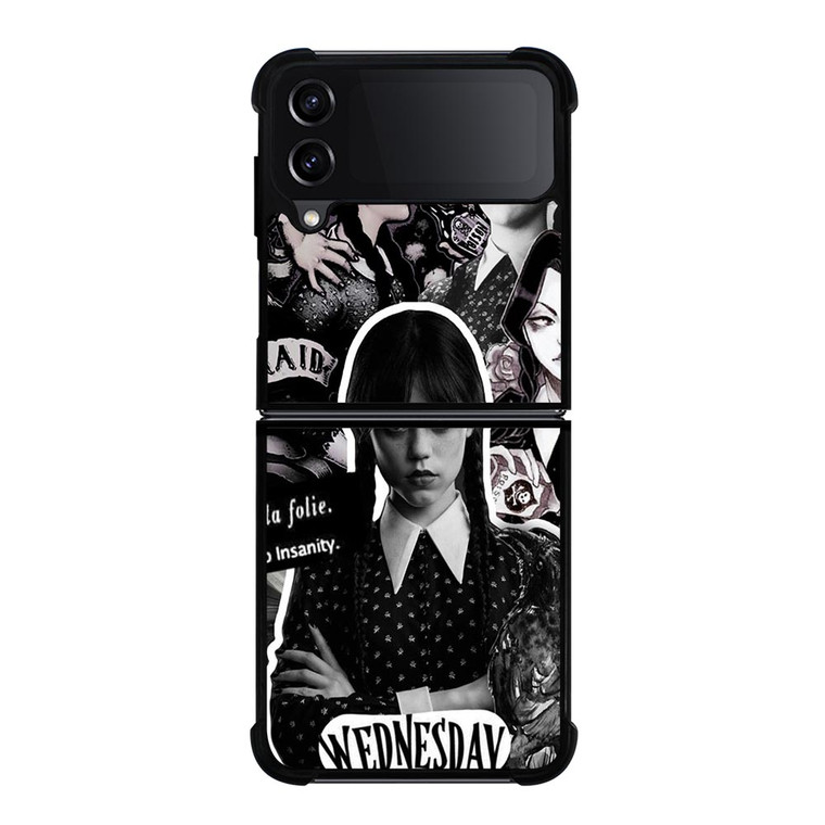 WEDNESDAY ADDAMS MOVIES COLLAGE Samsung Galaxy Z FLip4 5G Case Cover