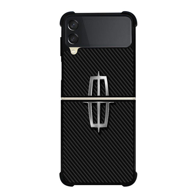 LINCOLN MOTOR LOGO CARBON Samsung Galaxy Z FLip 3 5G Case Cover