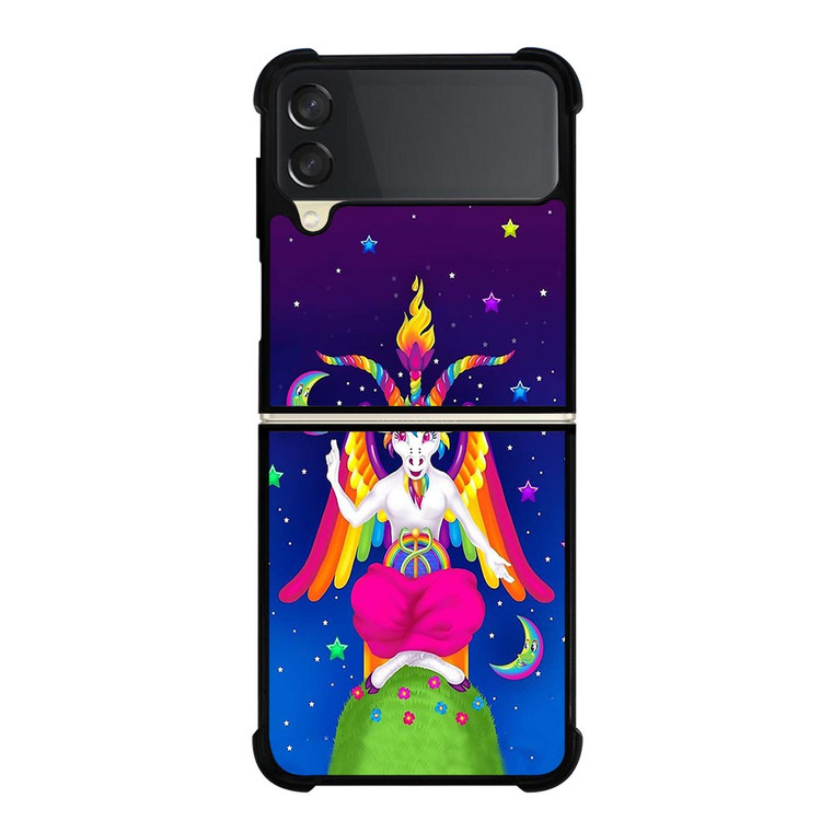 LISA FRANK BAPHOMET Samsung Galaxy Z FLip 3 5G Case Cover
