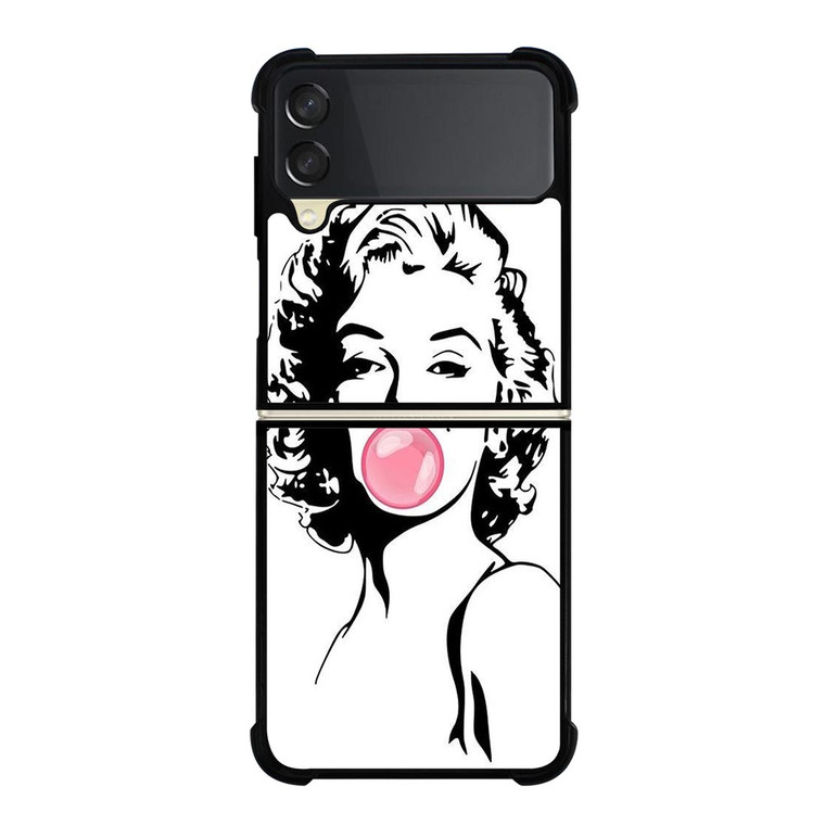 MARILYN MOENROE BUBLE GUM Samsung Galaxy Z FLip 3 5G Case Cover