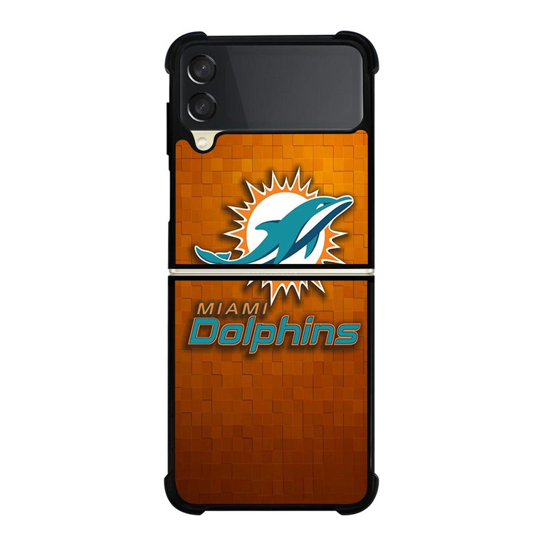MIAMI DOLPHINS NFL SYMBOL Samsung Galaxy Z FLip 3 5G Case Cover