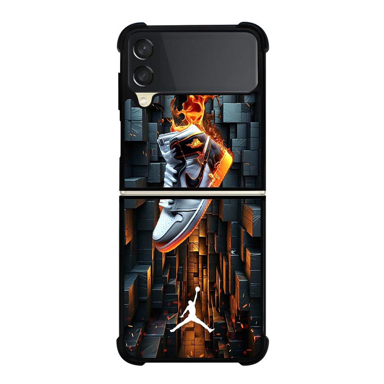 MICHAEL JORDAN AIR SHOES Samsung Galaxy Z FLip 3 5G Case Cover