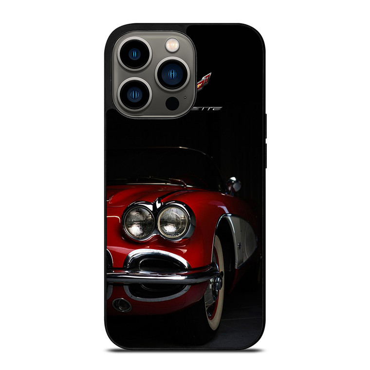 CHEVROLET CHORVETTE 1957 SPEEDFUILIE iPhone 13 Pro Case