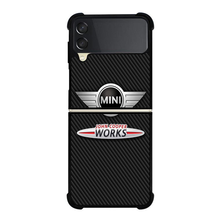 MINI JOHN COOPER WORKS CARBON Samsung Galaxy Z FLip 3 5G Case Cover