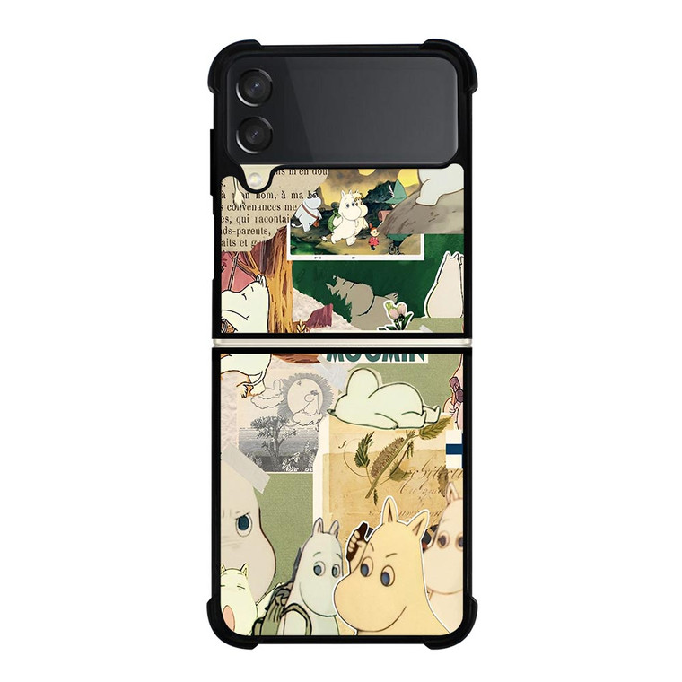 MOOMIN CARTOON LOVE MOMMENT Samsung Galaxy Z FLip 3 5G Case Cover