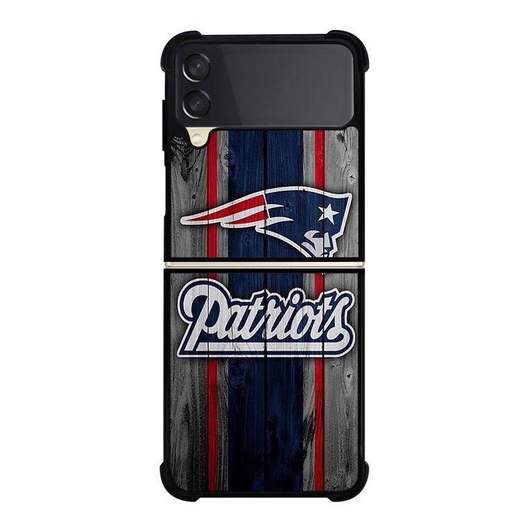 NEW ENGLAND PATRIOTS WOODEN LOGO Samsung Galaxy Z FLip 3 5G Case Cover