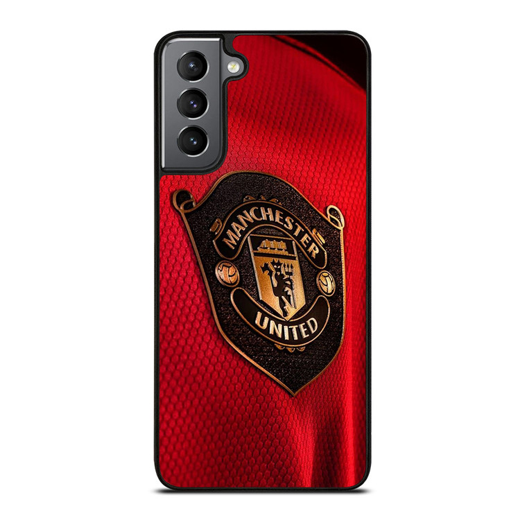 MANCHESTER UNITED LOGO JERSEY Samsung Galaxy S21 Plus Case