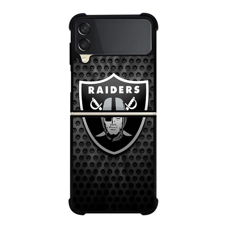 OAKLAND RAIDERS METAL LOGO Samsung Galaxy Z FLip 3 5G Case Cover