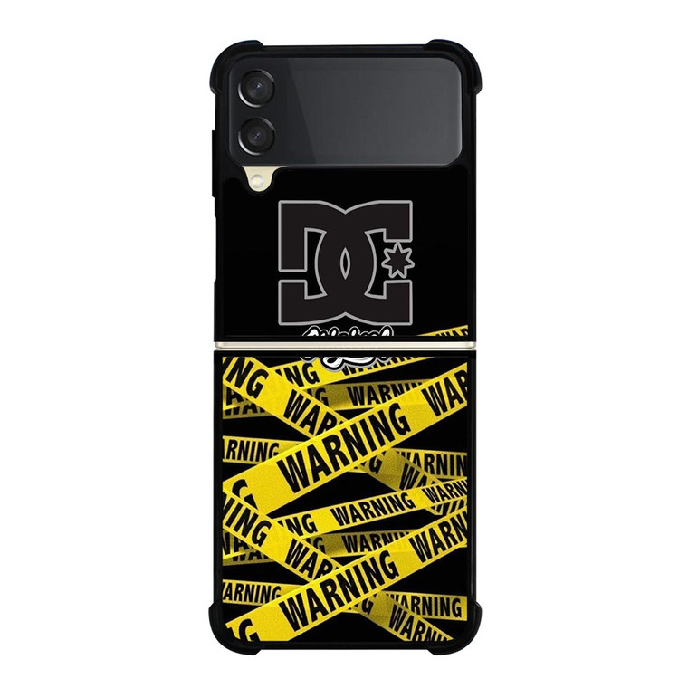 OFF WHITE WARNING DC Samsung Galaxy Z FLip 3 5G Case Cover