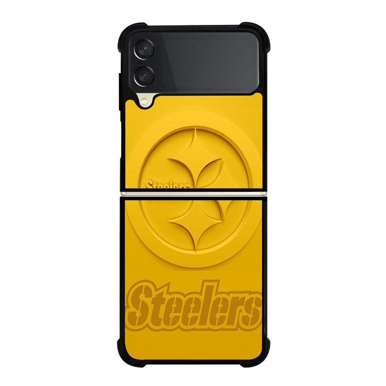 PITTSBURGH STEELERS YELLOW CRAFT Samsung Galaxy Z FLip 3 5G Case Cover