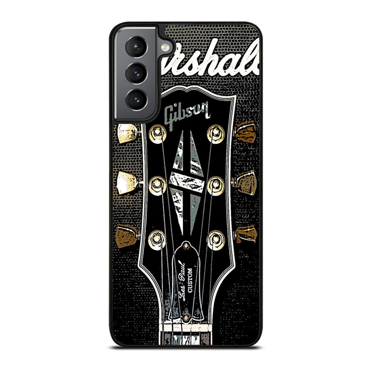 MARSHALL X GIBSON GUITAR HEADSTOCK Samsung Galaxy S21 Plus Case