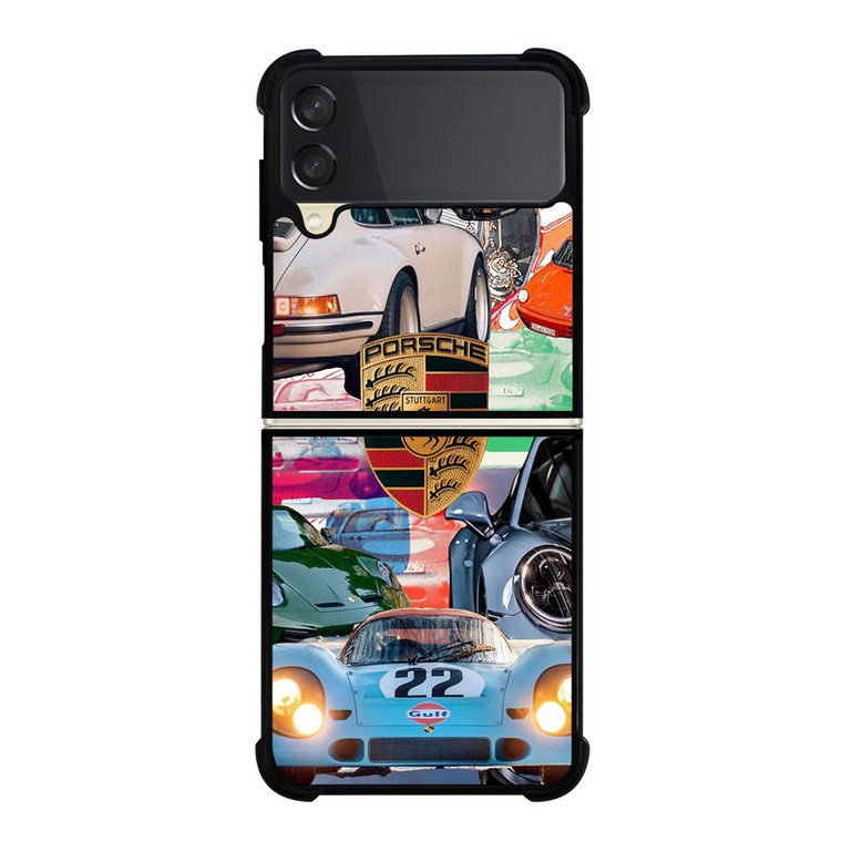PORSCHE COLLAGE POSTER Samsung Galaxy Z FLip 3 5G Case Cover
