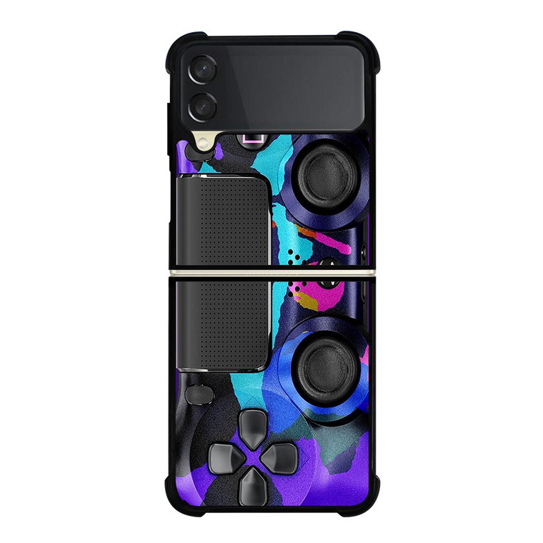PS4 CONTROLLER PLAYSTATION ART Samsung Galaxy Z FLip 3 5G Case Cover