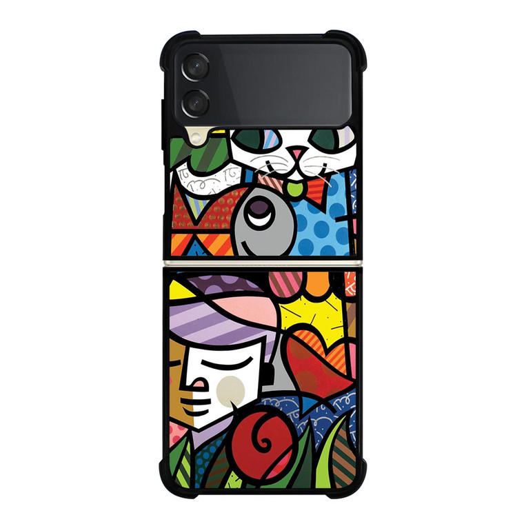ROMERO BRITTO  Samsung Galaxy Z FLip 3 5G Case Cover