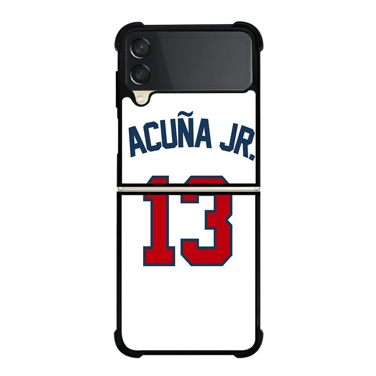 RONALD ACUNA JR ATLANTA BRAVES KIT Samsung Galaxy Z FLip 3 5G Case Cover