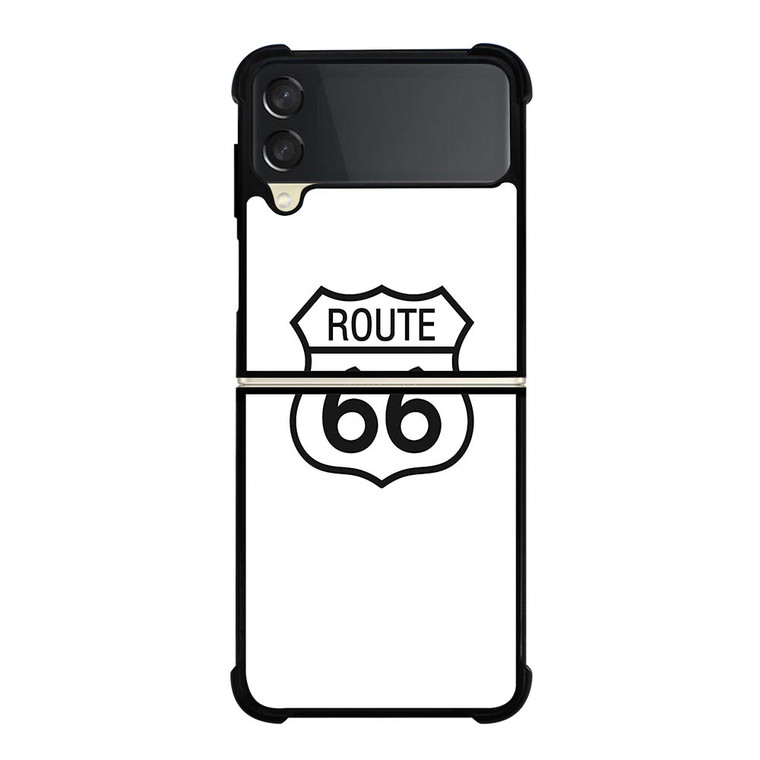 ROUTE 66 HISTORICAL STREET LOGO Samsung Galaxy Z FLip 3 5G Case Cover
