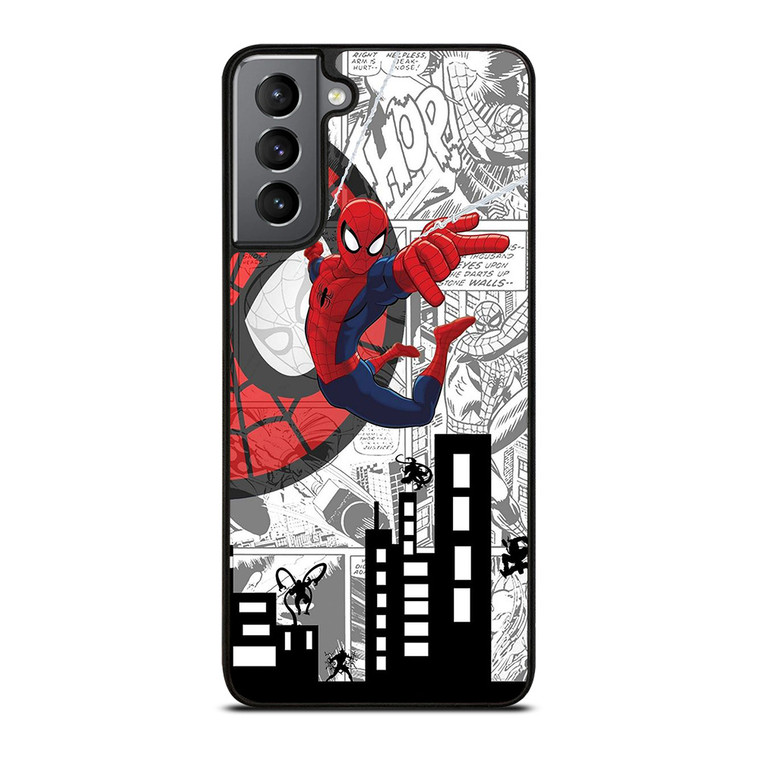 MARVEL SPIDERMAN COMIC CARTOON Samsung Galaxy S21 Plus Case