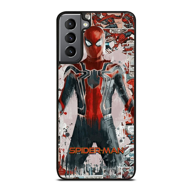 MARVEL SPIDERMAN COMIC MEALTY Samsung Galaxy S21 Plus Case