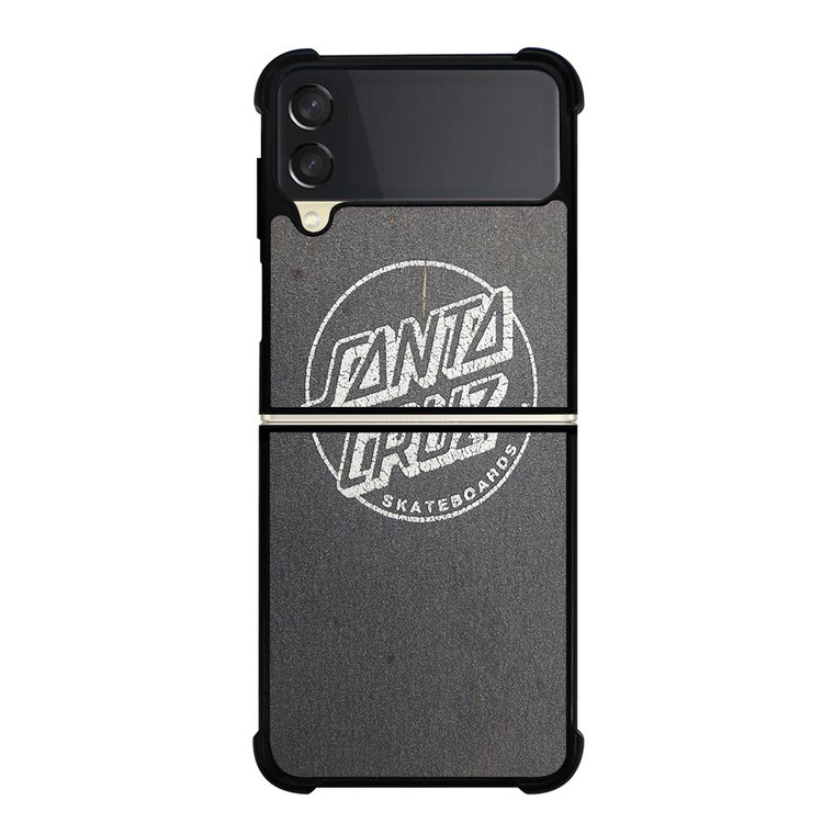 SANTA CRUZ SKATEBOARD LOGO ASPHALT Samsung Galaxy Z FLip 3 5G Case Cover