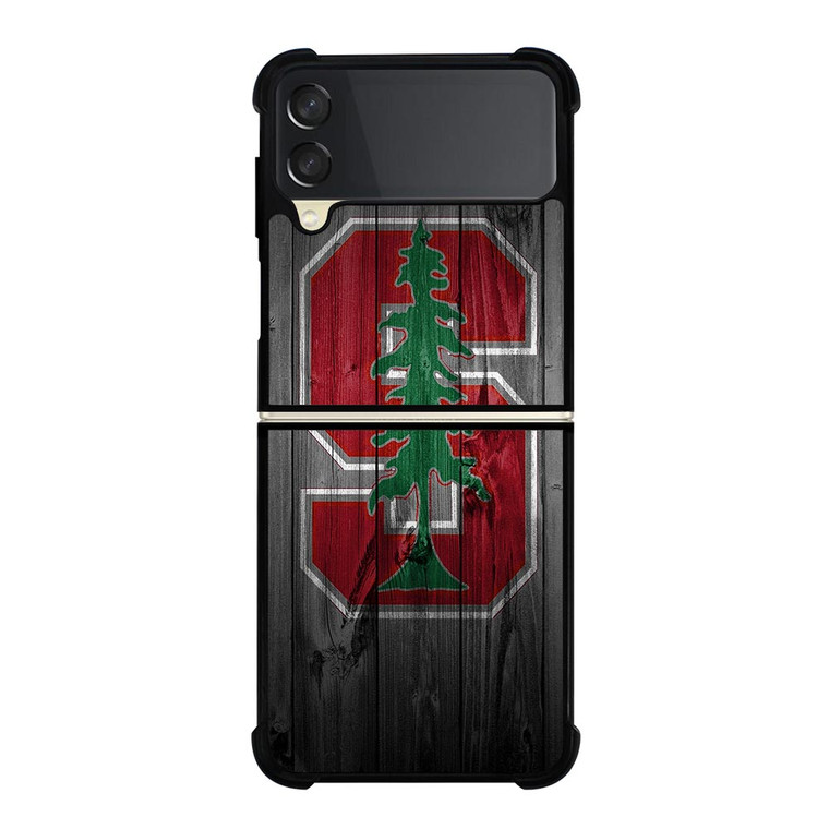 STANFORD CARDINAL WOODEN LOGO Samsung Galaxy Z FLip 3 5G Case Cover