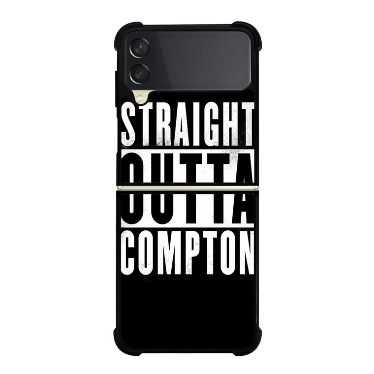 STRAIGHT OUTTA COMPTON HIP HOP LOGO Samsung Galaxy Z FLip 3 5G Case Cover