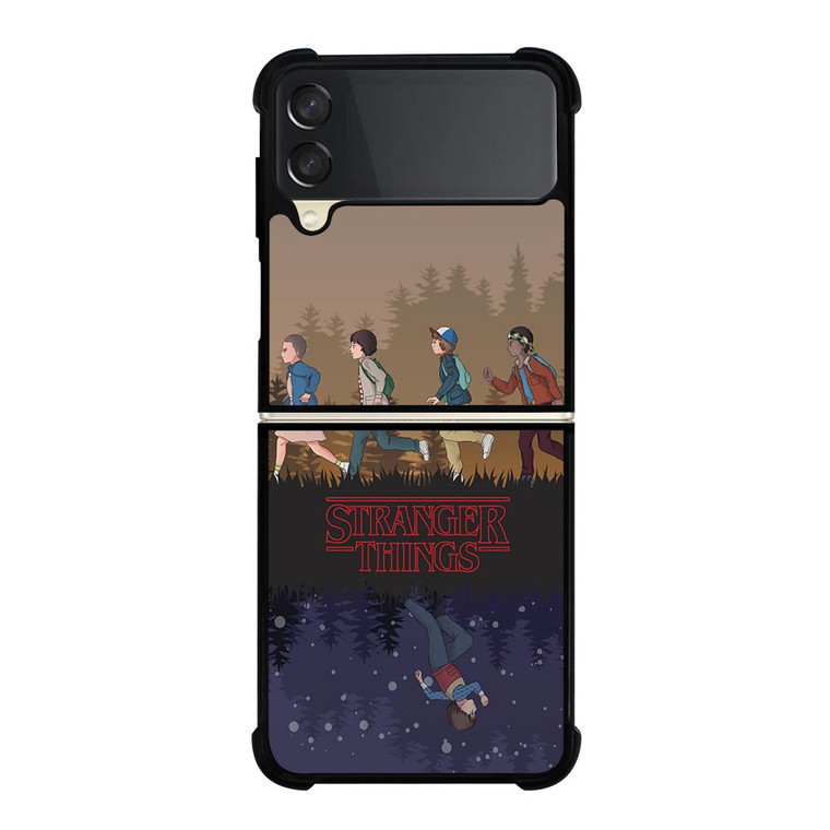 STRANGER THINGS CARTOON Samsung Galaxy Z FLip 3 5G Case Cover